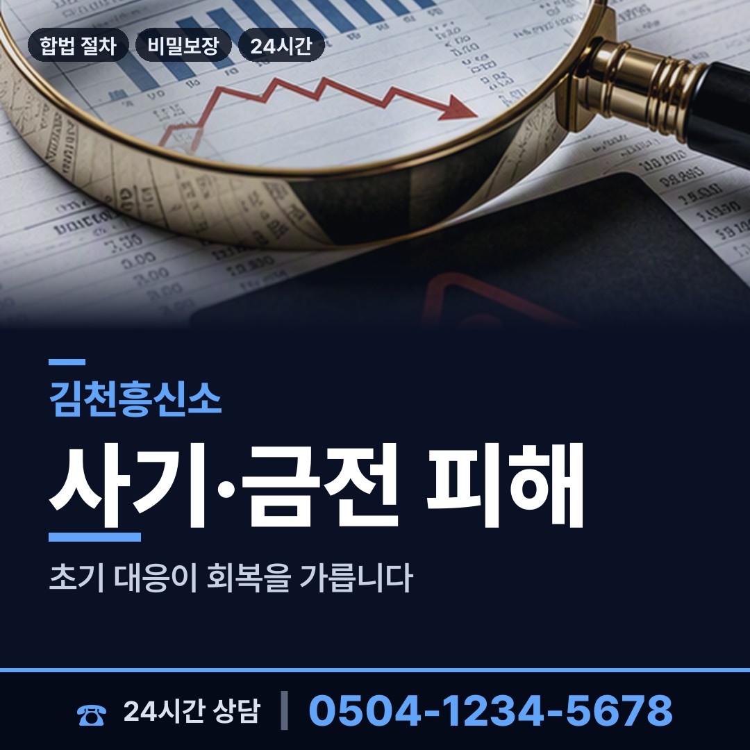 김천 감천면 로맨스스캠 상담 안내